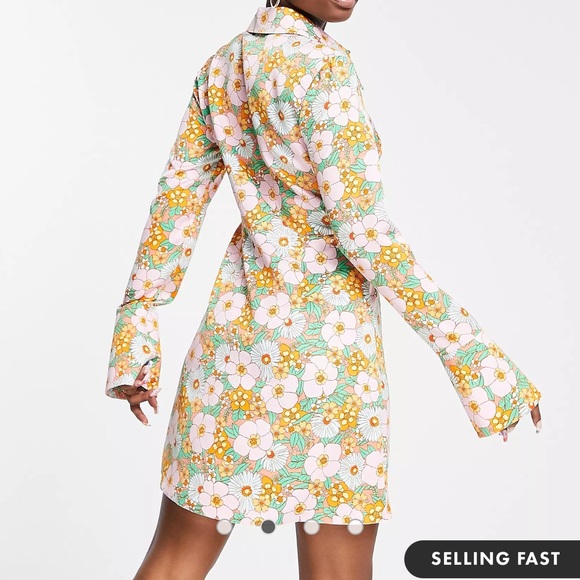 ASOS Floral Dress - Size 10 - Worn Once - Picture 3 of 3